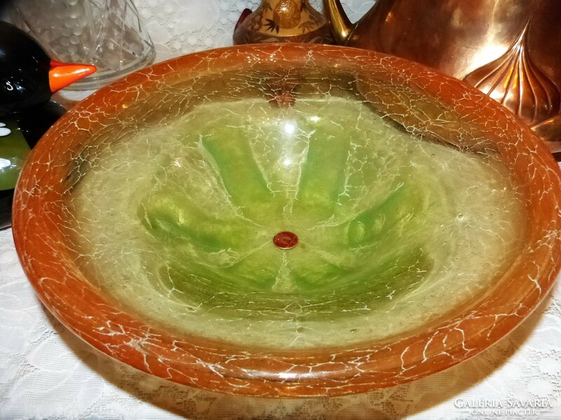 35 Cm. Wmf-era glass bowl.