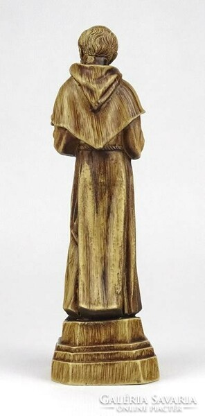 1K688 Saint Francis of Assisi resin statue 19 cm