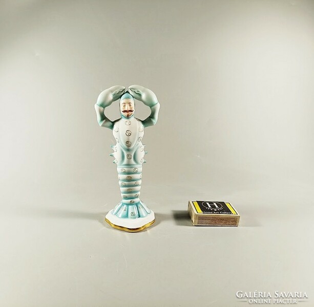 Herend, series of zodiac signs, Cancer, hand-painted porcelain figure (b109)