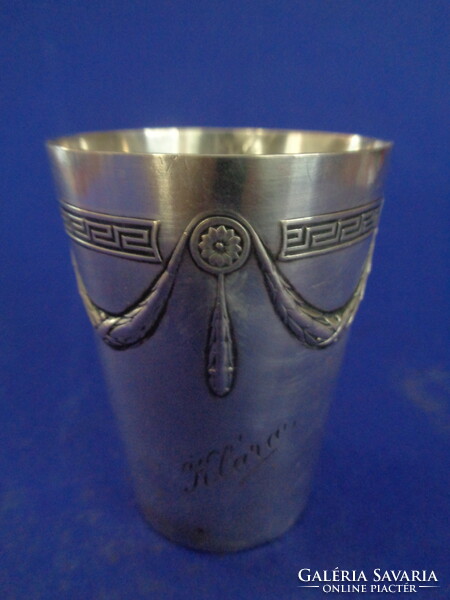 Art Nouveau silver cup approx. 1900