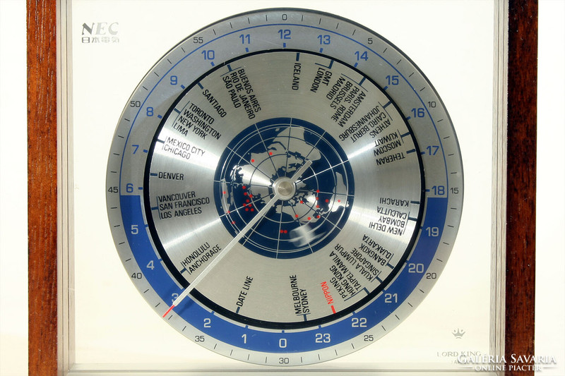 NEC Japán Világóra Keringő Szputnyikkal 1970. | Seiko Műhold Szatellit Lord King Sputnik Szputnyik