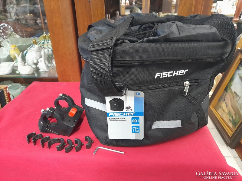 Fischer, bicycle, bicycle waterproof removable basket, bag.