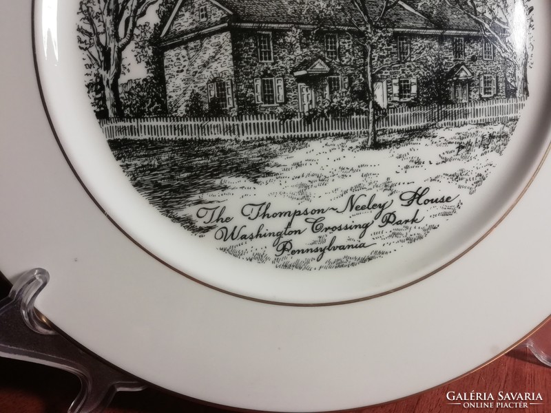 American commemorative plate, decorative plate
