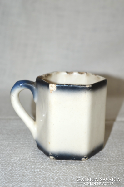 József Ferenc earthenware mug, unmarked, with damages ( dbz 00111 )