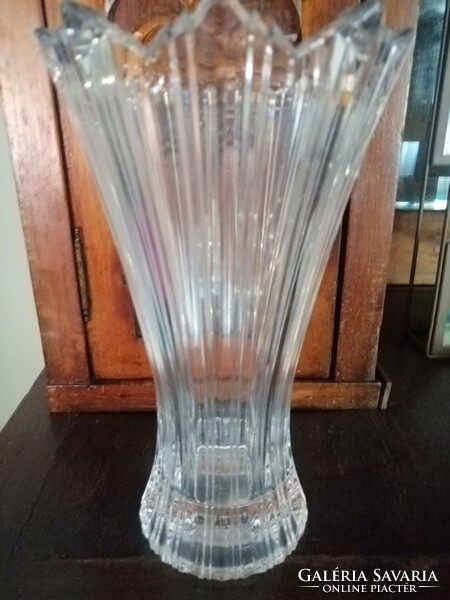 Art-deco crystal vase. Negotiable.