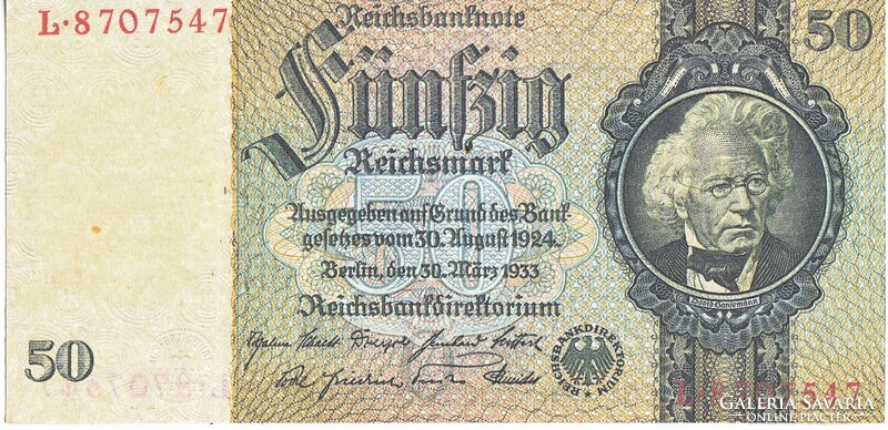 Germany 50 marks 1933 replica unc