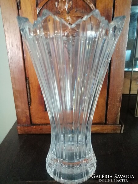 Art-deco crystal vase. Negotiable.