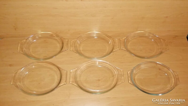 Retro Jena glass oval plate 6 pieces in one (b)