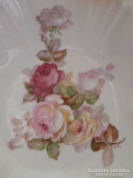 A beautiful pink porcelain side dish.