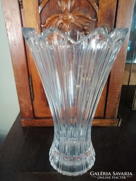 Art-deco crystal vase. Negotiable.