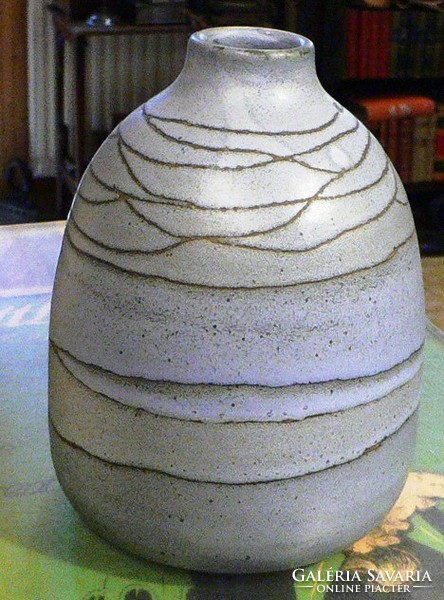 Marked retro ceramic vase