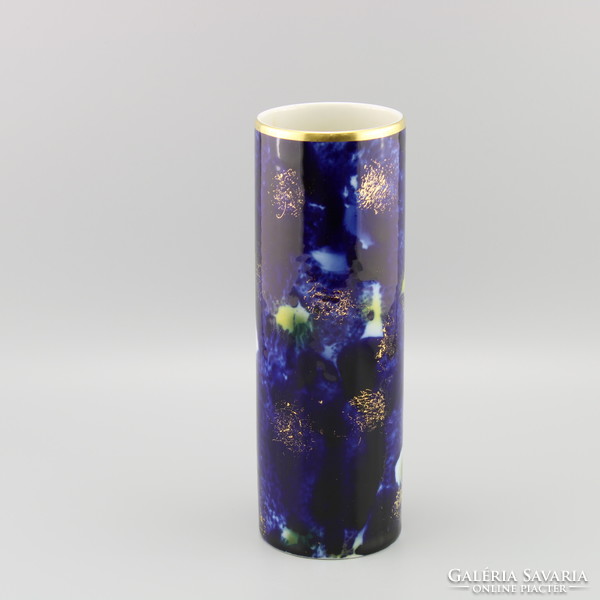 Wallendorf cobalt blue vase