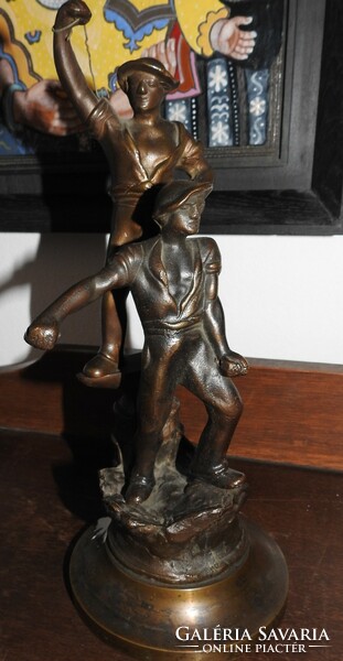 Iron foundries - bronze statue