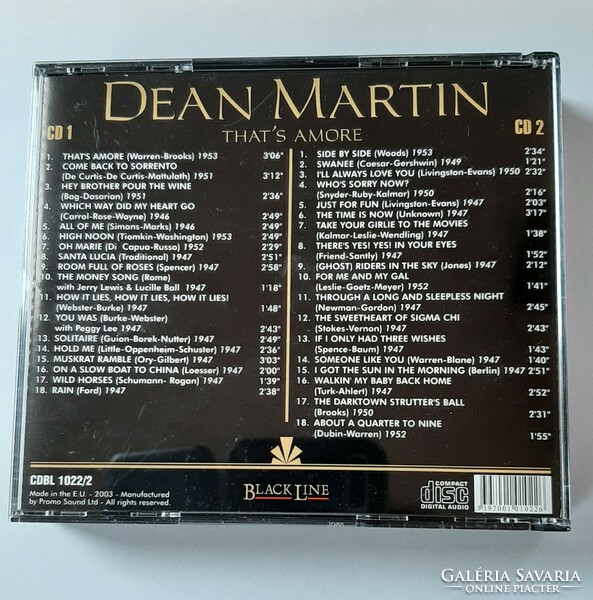 4746 - Dean Martin album that's amore (cd)