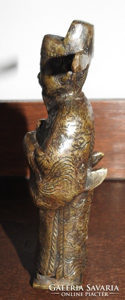 Ancient oriental bronze statue - sage