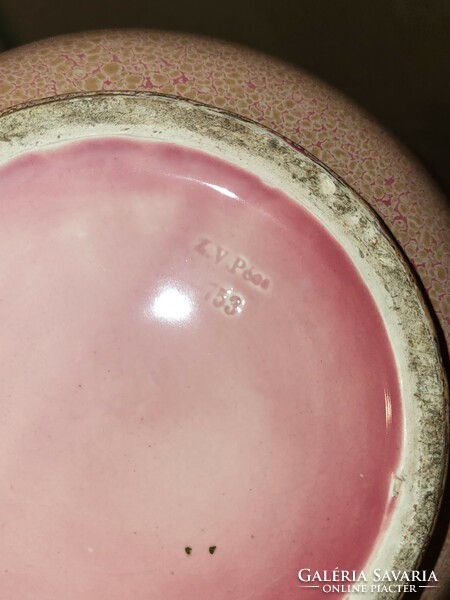 Zsolnay historicizing jug pink pink
