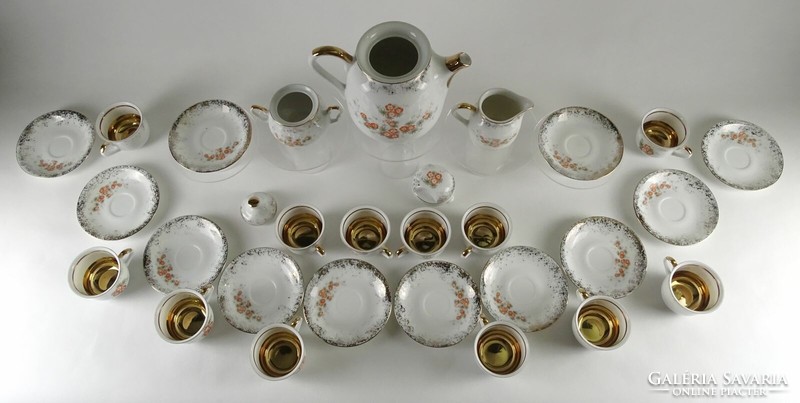 Marked 1K673 Polish jarolina porcelain tea set for 12 people