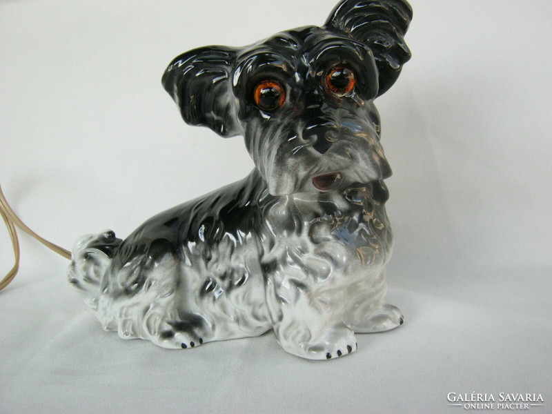 Dog porcelain lantern