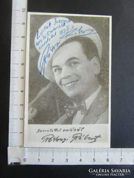 Róbert Rátonyi actor actor autograph autograph signed dedicated photo photo collectors
