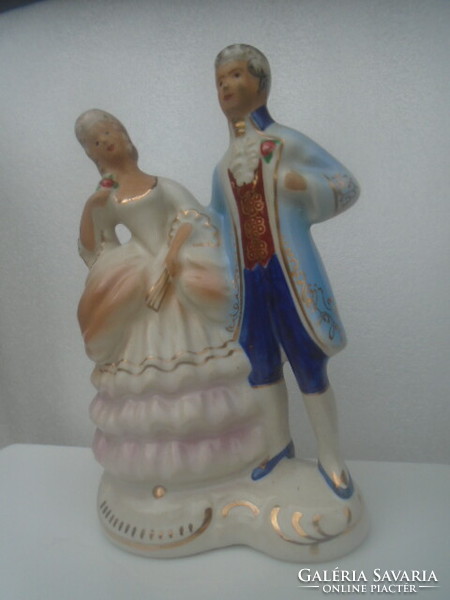 Brilliant Rococo pair in display case