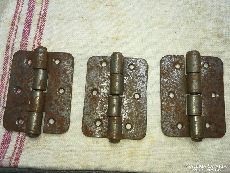 Antique iron hinges