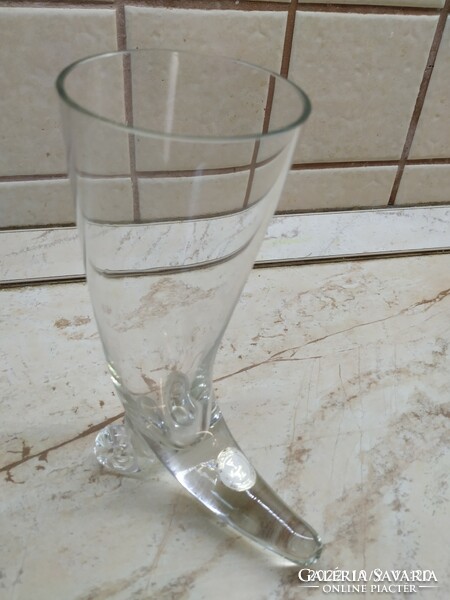 Crystal, glass boot glass, table decoration for sale!