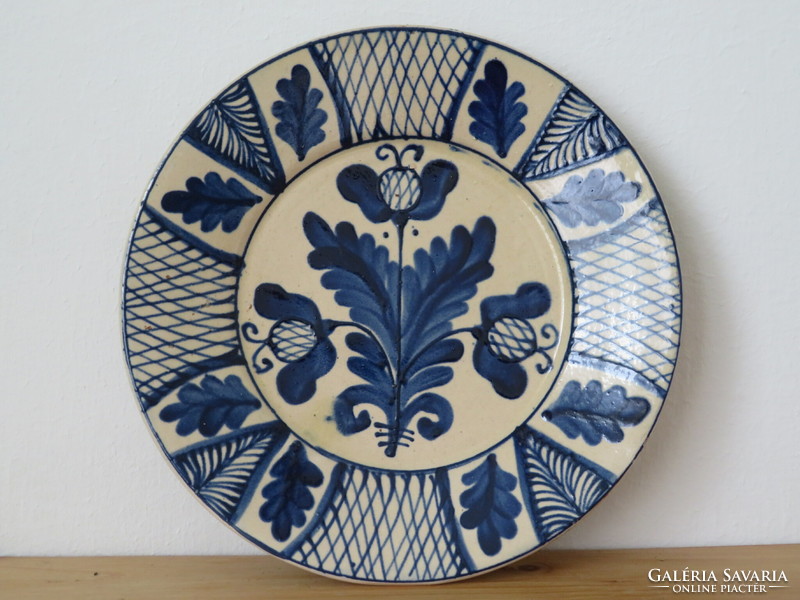 Folk ceramic wall bowl