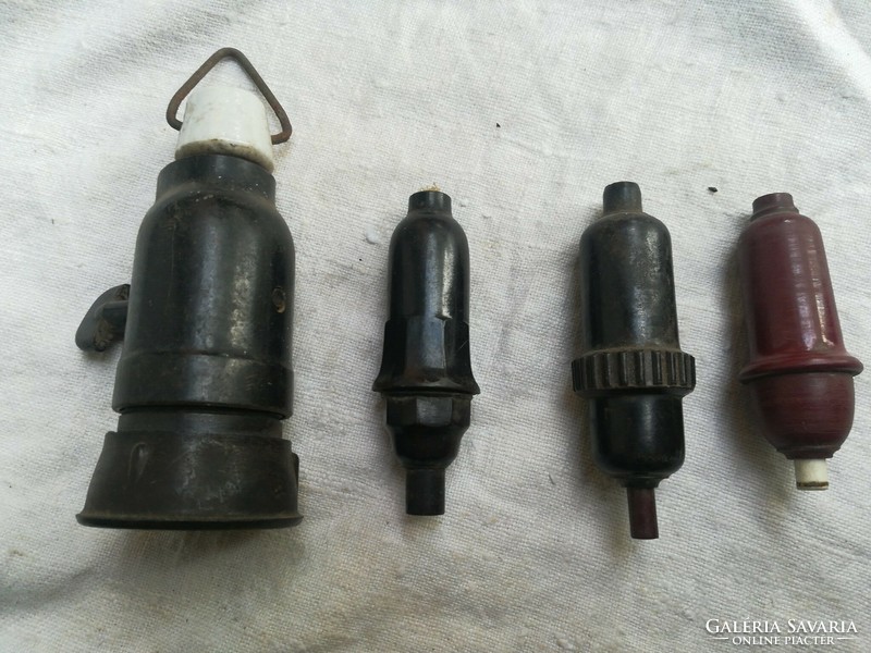 Antique vinyl lamp parts