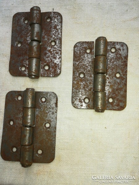 Antique iron hinges