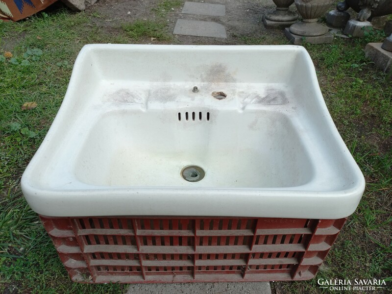 Antique earthenware wash basin