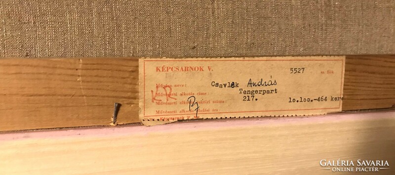 Csavlek András : Tengerpart 1978