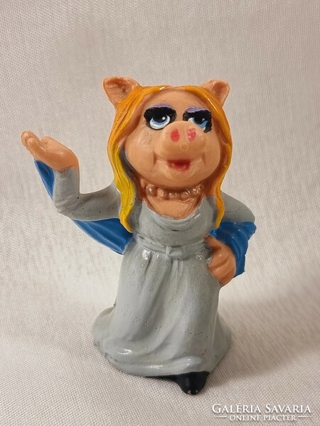 SCHLEICH VTG 1978/77 A MUPPETS 2" MISS PIGGY PVC figura.  HA! W. NÉMETORSZÁG