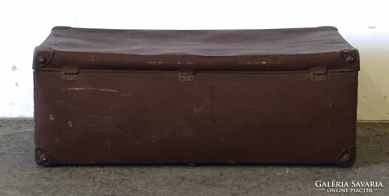 1K745 old large vulcan fiber suitcase 27 x 42 x 75 cm