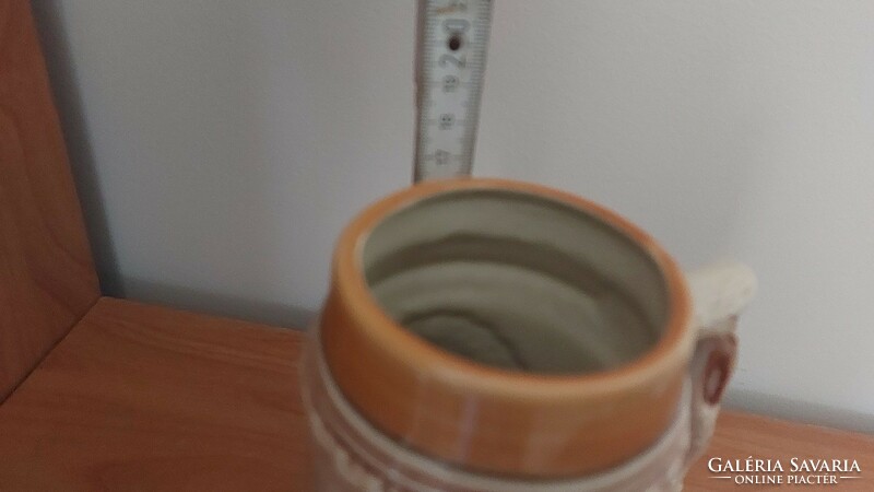 (K) special Japanese beer mug approx. 17 cm high