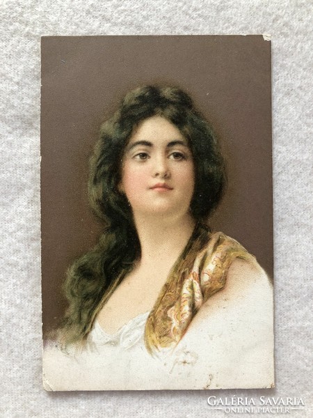 Antik képeslap  -  1907