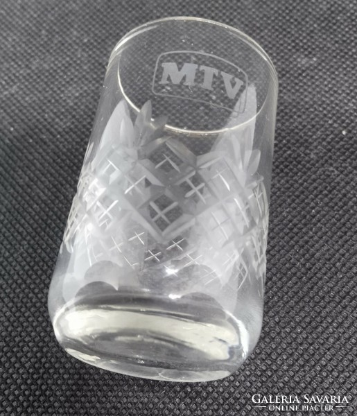 MTV Hungarian TV vintage shot glass