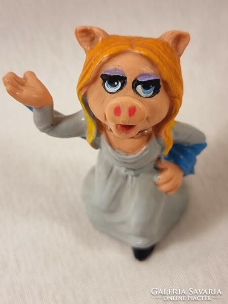 SCHLEICH VTG 1978/77 A MUPPETS 2" MISS PIGGY PVC figura.  HA! W. NÉMETORSZÁG