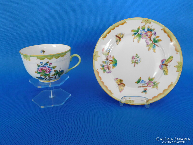 Herend Victoria giant tea cup + base