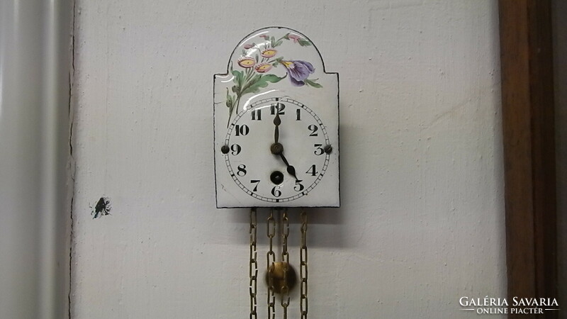Pendulum mini clock with enamel dial - also video!