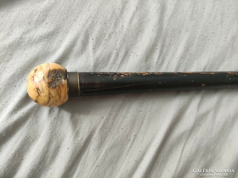 An old walking stick with a special head
