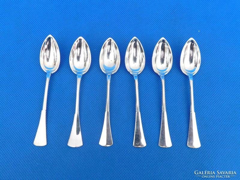 Silver set of 6 coffee spoons 92 gr 11.5 Cm
