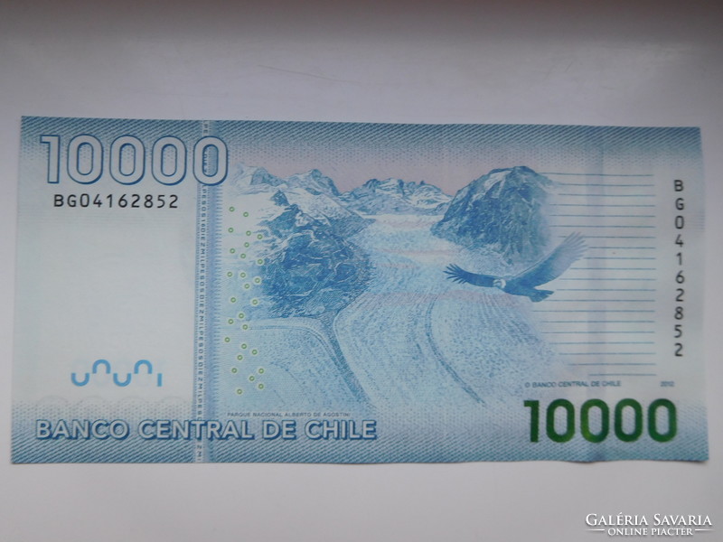 Chile 10,000 pesos 2012 unc