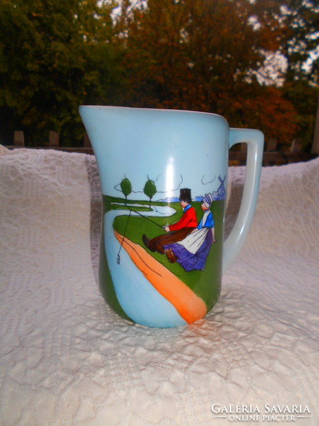 Art Nouveau jug-spout with a Dutch motif