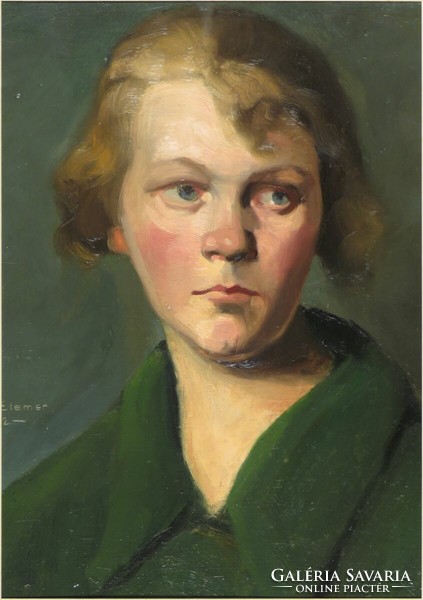 Kézdi Kovács Elemér : Női portré 1922