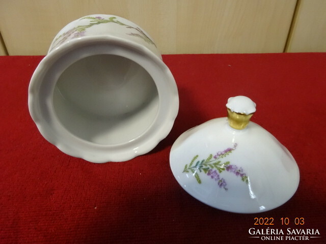 Eschenbach Bavarian German porcelain sugar bowl, height 10 cm. He has! Jokai.