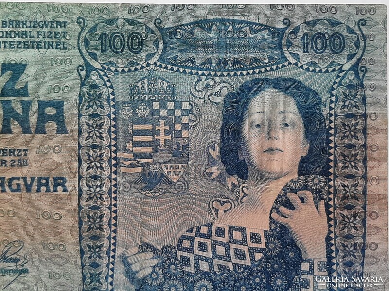 Very rare !! 100 Korona buck tickets 1910 ef+ in rare, beautiful condition!!