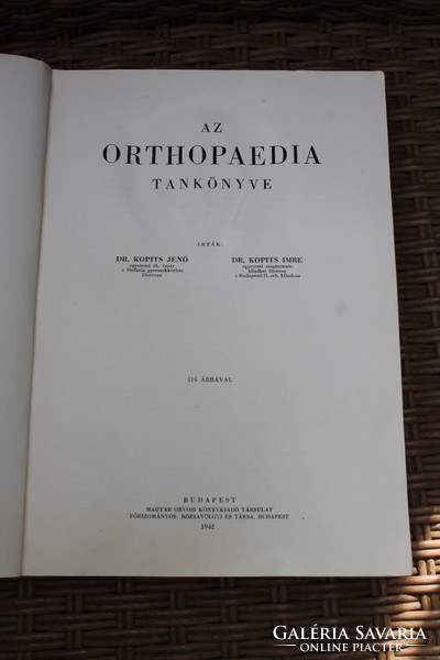 : Az orthopaedia tankönyve