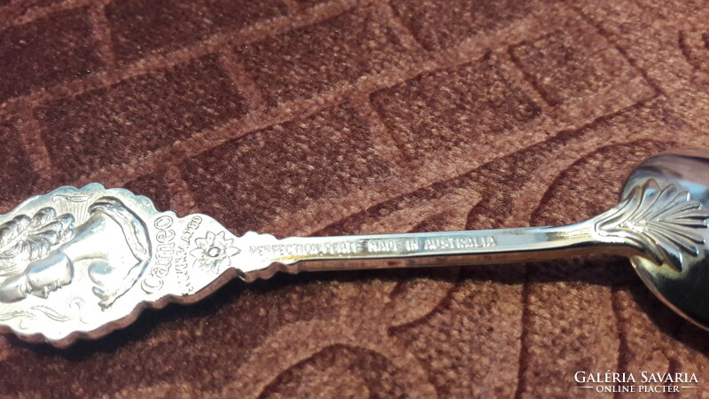 Silver-plated decorative spoon set in box (l2840)