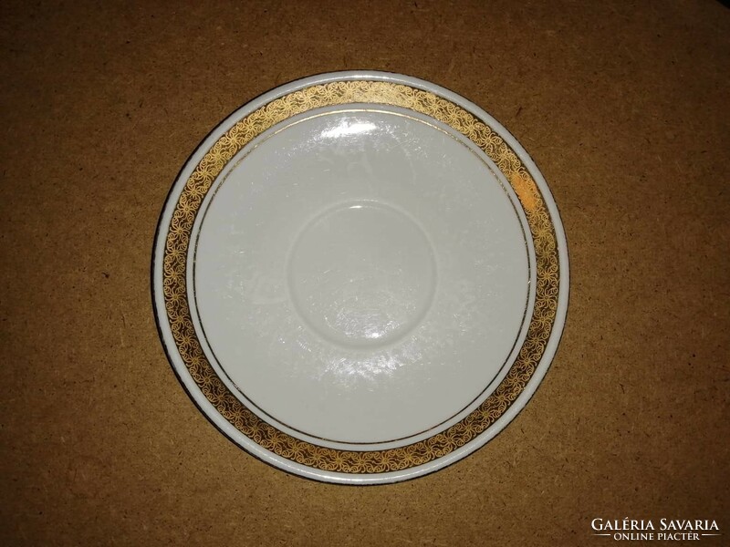 Alföldi porcelán arany mintás kistányér átm. 16,5 cm (2p)
