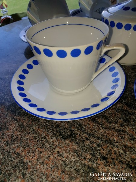 Rare lowland polka dot tea set